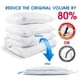 thumbnail image 5 of Oferta por tiempo limitado!Bolsa de almacenamiento al vacío, sello de compresión hermético a Gas para tienda espacial, embalaje de tela para viaje en casa, 5 paquetes, 5 of 6