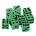 thumbnail image 3 of Paquete de 10 Dados de Punto D6 de Seis Caras Baoblaze 18 Mm Verde 5 Piezas, 3 of 8