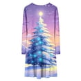 thumbnail image 5 of Gubotare Christmas Dress Teen Tutu Girls' Dress, Teen Long Sleeve Dresses Size 17-18(Green,17-18 Years), 5 of 5