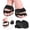 Black-L, variant on Toe Straightener Splint Pads Five Finger Half Toe Socks for Yoga Fitness Hammer Toe Cushions Pads Separator Ballet Wear Forefoot Pad,Black-L