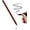 Red, variant on Pencil, Metal Alloy Writing Instrument, Forever Pencil, Reusable with 12 Colors Replaceable Nib, Ideal for Writing & Drawing (Red)