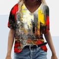 thumbnail image 4 of Youyipin Womens Tops Bees Sunflowers Hawaiian Shirts For Women Print Dress Shirt Casual Business Blouses Tops Beach Vacation Clothes For Women, 4 of 4