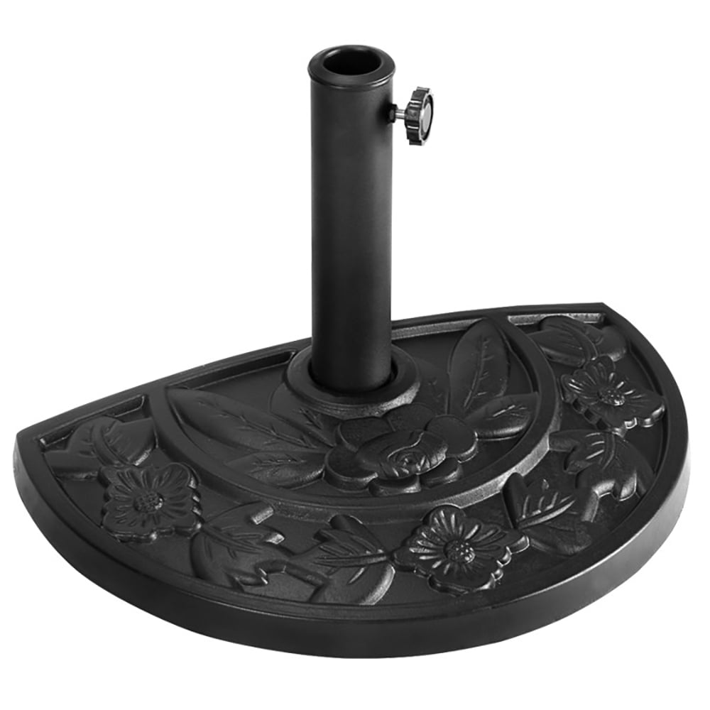 Aimee Lii 20 inch Outdoor Patio Half Round Umbrella Base, Patio Umbrella Stand Aimee Lii 20 inch Outdoor Patio Half Round Umbrella Base, Patio Umbrella Stand