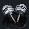 thumbnail image 4 of 2 Uds. Cerraduras Correa para Guitarra Eléctrica Straplock Cabeza Plana Seguridad Plateada, 4 of 6