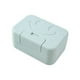 thumbnail image 1 of Matsuzay Caja de jabón de viaje a prueba de agua, soporte para baño, con tapa a prueba de fugas, bloqueable, plástico encantador Juegos de accesorios de baño Azul, 1 of 6
