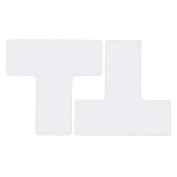 Brady Floor Tape,White,3 inx8 in,T,PK20 104453