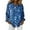 Dark Blue01, variant on Dwralegc Valentine Shirts for Women Long Sleeve Button Down Blouses Dressy Plus Size Love Print Tops Casual Loose Valentine Shirts Blue S