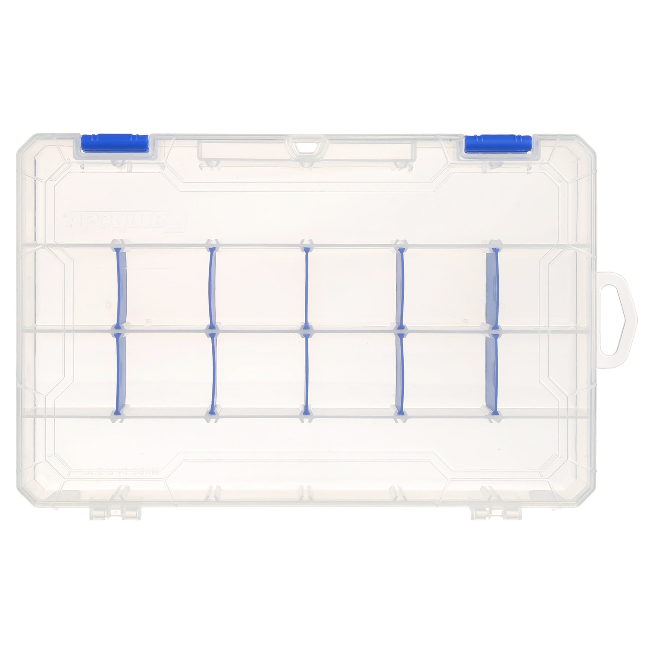 Flambeau Outdoors, 4007 Tuff Trainer, 24 Compartments, 6 Pack, Clear, 11  inches, Fishing Tackle Box 