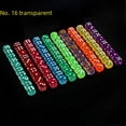 thumbnail image 4 of Dados de 16 mm Dados de cristal Dados de colores transparentes Dados de barra de color de puntos transparentes, 4 of 5