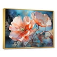 thumbnail image 2 of Designart "Moments Of Vivid Poppies" Poppies Floater Framed Canvas Prints, 2 of 5