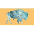 thumbnail image 2 of Phillip, Jamie 18x11 White Modern Wood Framed Museum Art Print Titled - Abstract Buffalo 2, 2 of 4