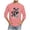 Pink, variant on Men's Tops Halloween Horror Graphic Shirts Novelty T Shirt Gift Pink XL