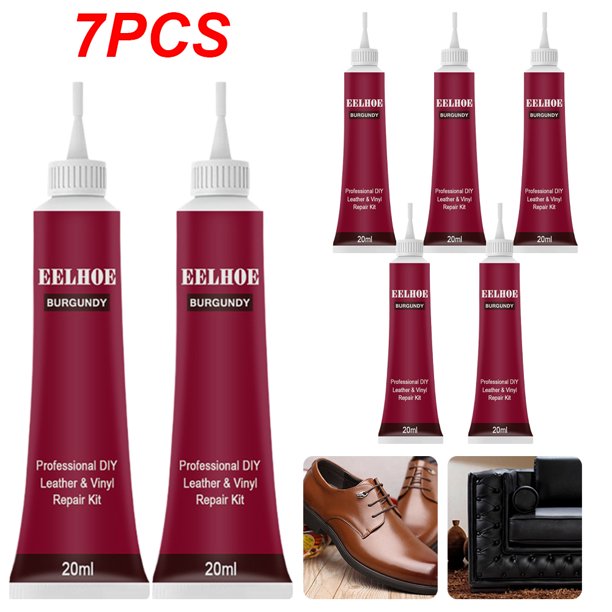 Pasta Reparadora 20ML Gel Reparador Cuero para Sofá Muebles Chaqueta (vino) Rojo