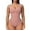 Pink, variant on qolati Shapewear Bodysuit for Women Scoop Neck Tummy Control Thong Body Shaper Backless Seamless Compression Butt Lifting Shapewear