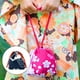 thumbnail image 3 of Bolsa japonesa con cordón Salvador Bolsa de regalo de bolso de decoración de cosplay de Kimono, 3 of 8