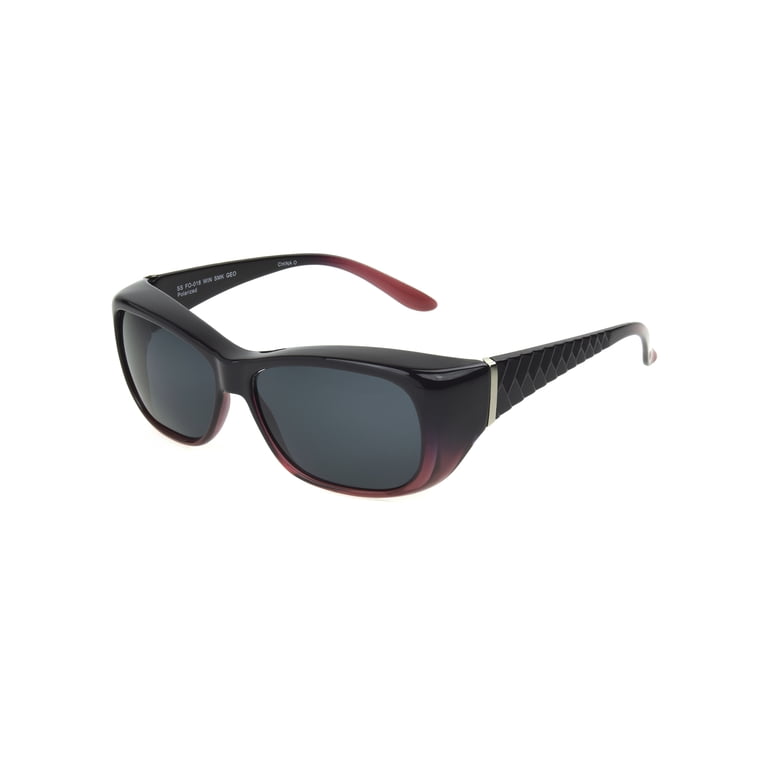 Solar Shield Tortoiseshell Oval Fits Over Sunglasses photo 2