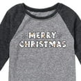 thumbnail image 3 of Disney Winnie The Pooh - Merry Christmas - Toddler & Youth Raglan Graphic T-Shirt, 3 of 4