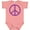 Mauve, variant on Inktastic Purple Peace Sign Boys or Girls Baby Bodysuit