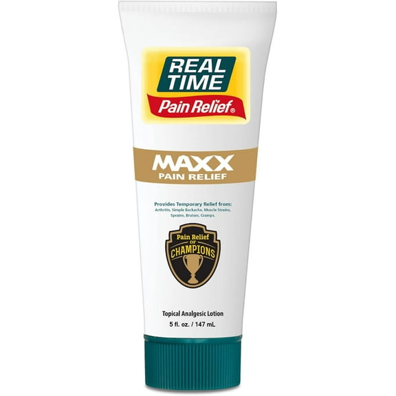Real Time Pain Relief MAXX Pain Relief 5oz Tube 5 Fl Oz (Pack of 1)