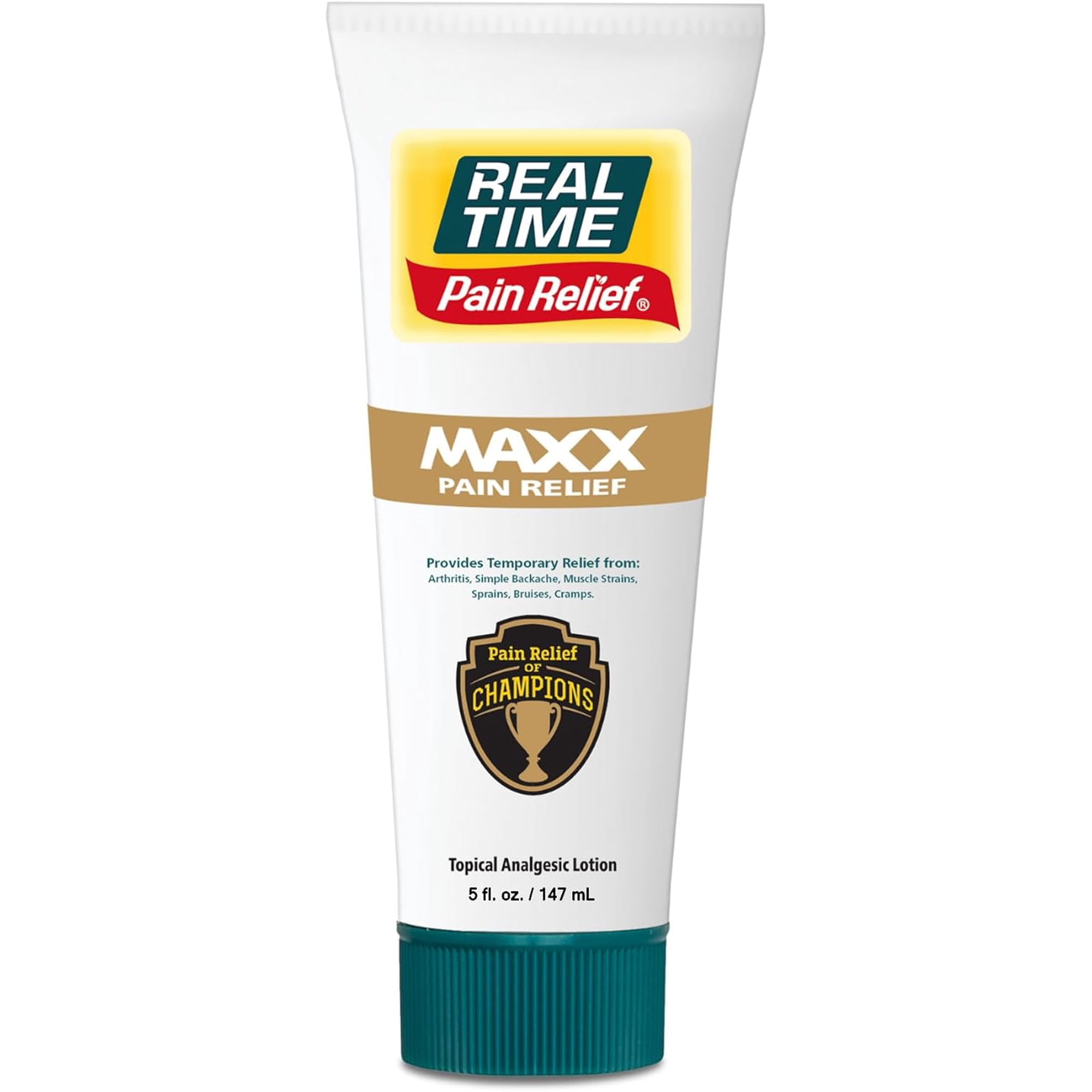 Real Time Pain Relief MAXX Pain Relief 5oz Tube 5 Fl Oz (Pack of 1)