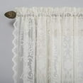 thumbnail image 3 of No. 918 Ariella Floral Lace Rod Pocket Curtain Panel, 58"x84", Ivory, 3 of 5