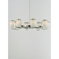thumbnail image 3 of Maxim 22029SWPC Avant 8 Light 25" Wide Pillar Candle Chandelier - Chrome, 3 of 3
