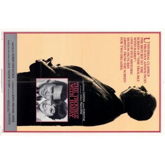The Trouble with Harry Movie Poster 27 x 40 in.