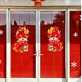 thumbnail image 5 of Chinese New Year Door Plates, Flocked Gold-Flecked Spring Festival Wall Decor With Fu Character and Window Flower Decals, Peel and Stick Reusable Decorations, 5 of 7