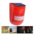 thumbnail image 3 of Sensor de movimiento de alarma de luz y sonido Solar, alerta de sonido de sirena de 110 decibeles y sistema de alarma de seguridad estroboscópica de advertencia de Flash de 6 LED para Farm Villa, 3 of 5