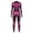 A277 Hot Pink, variant on HOWPAY Adult Halloween Costumes Skull Design Bodysuit Spooky Cosplay Outfit Full Body Bone Jumpsuit For Men Women Halloween Masquerade Party Halloween Costumes L