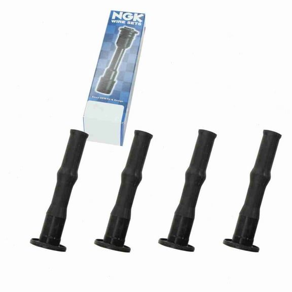 4 pc NGK 58935 Ignition Coil Boots for 02513 156022 175-1026 2513 35-7035 36-2037 50022 50022-1 671-6249 702436 727436 SPB146 SPP83 SPP83E Direct Spark Plug Wire