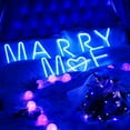 thumbnail image 3 of SHANJIA Upgraded Version Neon Letter, LED Alphabet Lights Up Letters USB Operated Blue Neon Wall Light for Bedroom,Birthday,Wedding Decor, 3 of 8