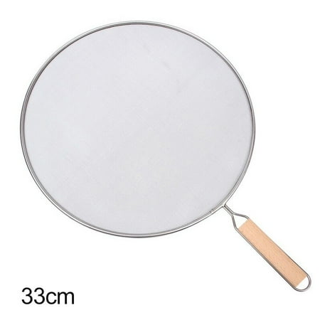 

Stainless-Steel Grease Splatter Screen Guards Mesh Pan Cooking Cover Lid Skillet