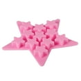 thumbnail image 3 of Five Star Shaped Cool Silicone Ice Cube Tray Freeze Mold Maker Tools for Club Bar Party (Pink), 3 of 8