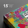 thumbnail image 4 of IDEA4WALL Canvas Print Wall Art Girl with Heart Balloon Banksy Spray Paint Graffiti & Street Art Abstract Illustrations Modern Art Decorative Bohemian Multicolor for Rooms - 24"x24", 4 of 5