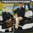 thumbnail image 4 of Binienty Christmas Golf Cart Seat Towel Blankets Non-Skid Easy to Install Golf Cart Front Seat Cover Towel with Pockets Universal Accessories for Golfcart Seats Blanket, Santa Claus Dachshund, 4 of 7
