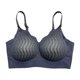 thumbnail image 4 of Brasier Mujer Sujetador sin Costuras y sin Aros para Mujer, sin Derrames Laterales, Push up, Suave, Cómodo, sin Relleno, Bralette de Talla Grande, Transpirable, Ropa Interior de Soporte Extra Grande, 4 of 4