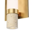 thumbnail image 2 of E11050-01TVGLD ET2 Lighting Travertine - 9W 2 LED Wall Sconce-12.75 Inches Tall and 5.5 Inches Wide, 2 of 2