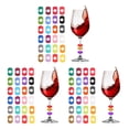 thumbnail image 1 of Marcadores de copa Ounissouiy 24 Uds. identificador de silicona antideslizante para Bar de bebidas, 1 of 6