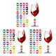 thumbnail image 2 of Marcadores de copa Naiovety 24 uds de silicona antideslizante, 2 of 6