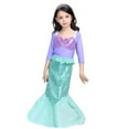 thumbnail image 6 of KAWELL Princess Mermaid Costume Cosplay Party Dress Up with Accessories, 6 of 7