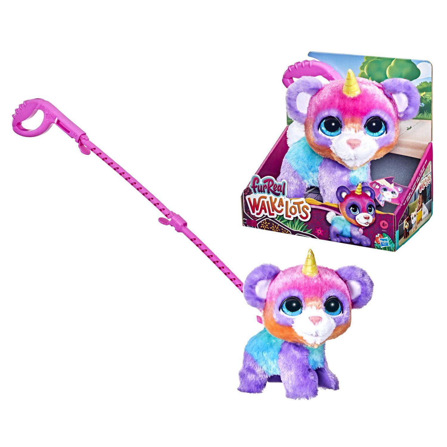 furReal Walkalots, Peluche pandacorne interactive, animal