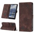 thumbnail image 1 of Compatible with Nokia G100 Classic Embossed PU Leather Case with Card Holder Shockproof Cover, 1 of 5