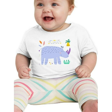 

Rhino Doodle Style Safari T-Shirt Infant -Image by Shutterstock 12 Months