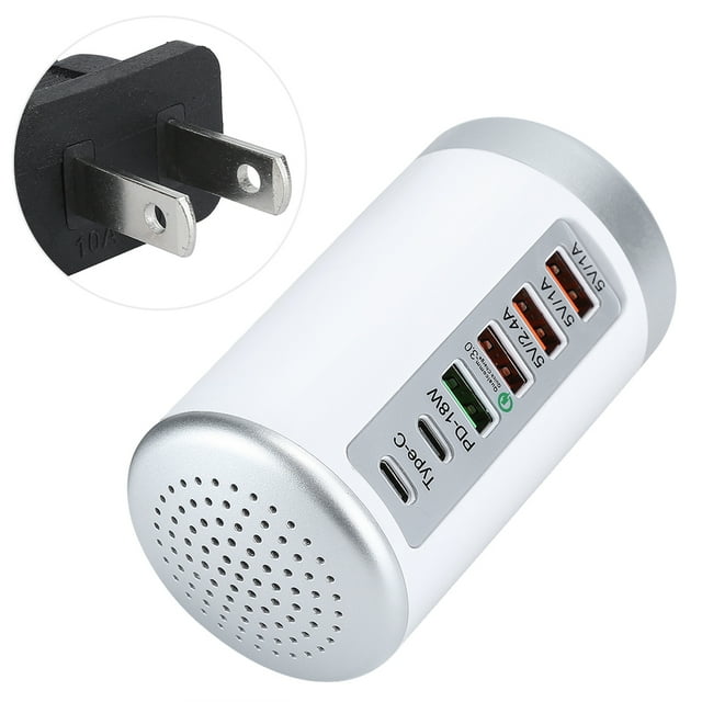 Multi Port Phone Charger,Fast Charger Hub 6 USB Fast Charger USB Charging Station Power Packed Performance