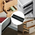 thumbnail image 2 of 1Pair Drawer Slides Soft Close Drawer Track Rail Hydraulic Damping Buffer, 2 of 11