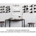 thumbnail image 3 of Glass Holder Hanging Glasses Holder For Wine Glass, Beer Glassblack1pcs, 3 of 3