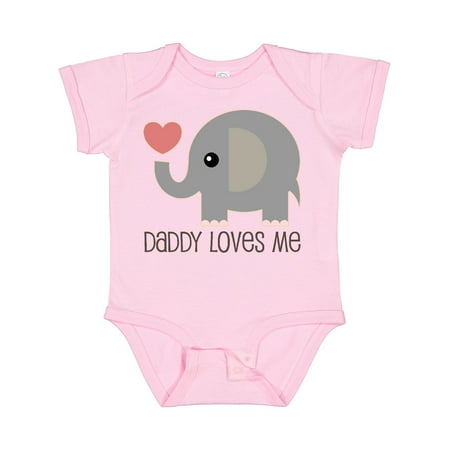 

Inktastic Daddy Loves Me Gift Baby Boy or Baby Girl Bodysuit