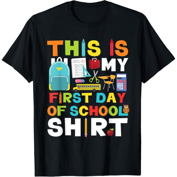 Premium Comfort - First Day of School Shirt Boys Girls Back To School T-Shirt