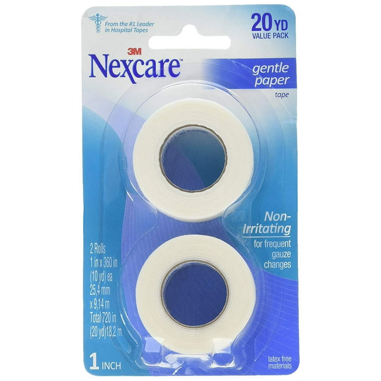 Nexcare Gentle Paper Tape Dispenser, 1 x 10 yds